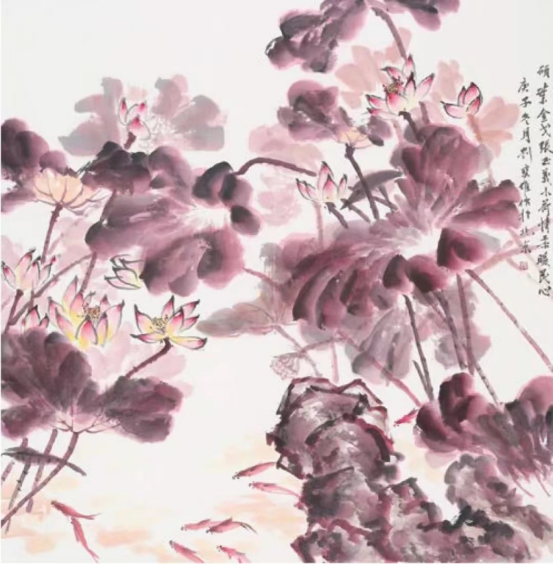 刘宝堆：为什么用红色画荷叶更受欢迎