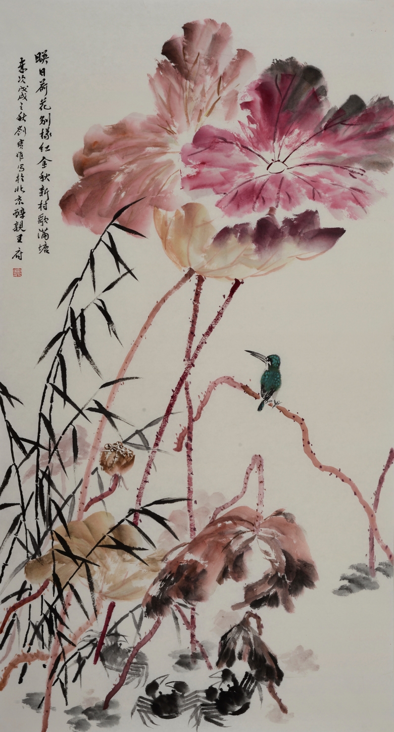 刘宝堆：为什么用红色画荷叶更受欢迎